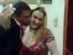In a handmade episode, an Arab hussy displays her cleavage to my friend.